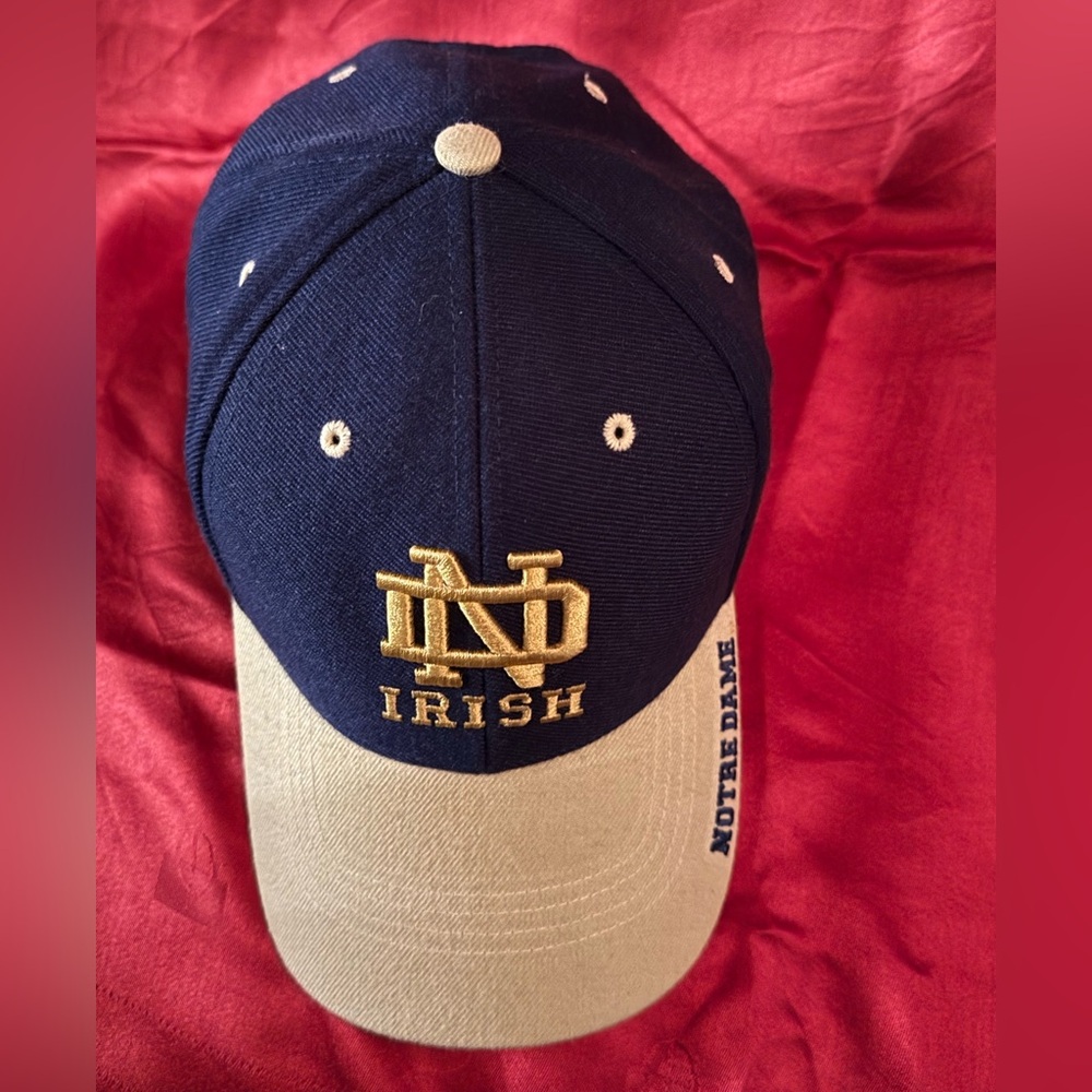 Vintage Notre Dame Fighting Irish Two-Tone Strapback Hat OS